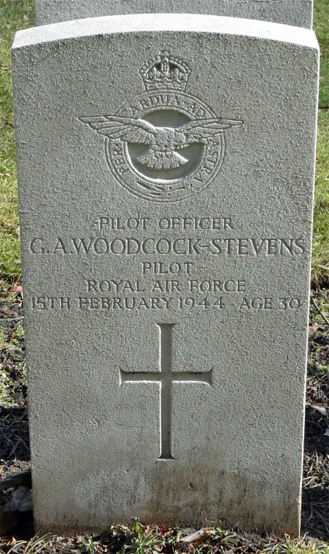 P/O George Arthur Woodcock - Stevens<br/><br /><br />died February 15th, 1944